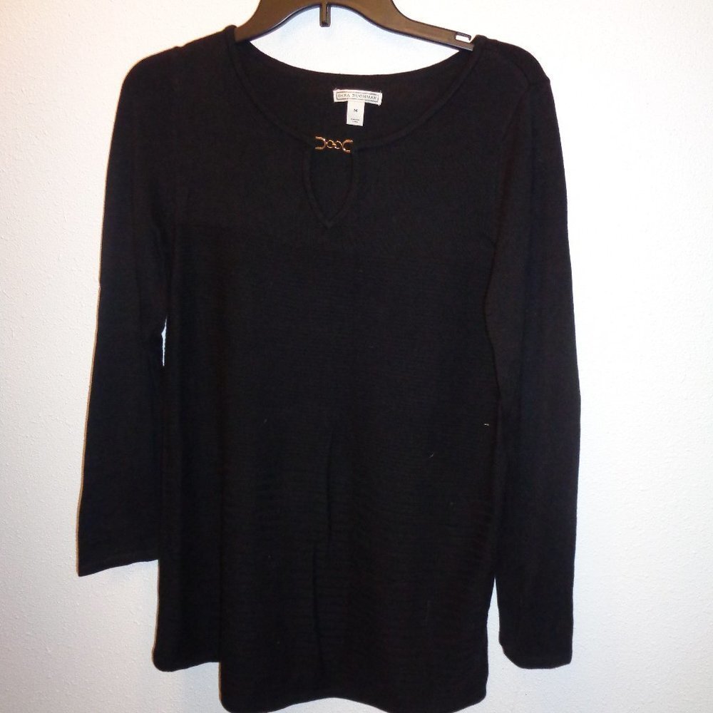 DANA Buchman Women's Light Weight Black Sweater Size Medium